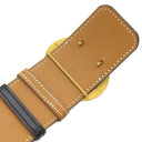 エルメス HERMES ホースバックル ブラック×ゴールド ボックスカーフ ヴォーガリバー ベルト ゴールド金具 リバーシブル 黒 茶 ヴィンテージ ダブルホール