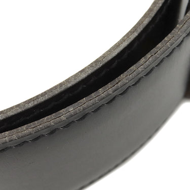 エルメス HERMES ホースバックル ブラック×ゴールド ボックスカーフ ヴォーガリバー ベルト ゴールド金具 リバーシブル 黒 茶 ヴィンテージ ダブルホール