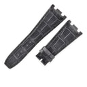 オーデマピゲ AUDEMARS PIGUET ロイヤルオーク用 クロコバンド ブラック クロコダイル 腕時計パーツ 未使用 純正 替え ベルト ストラップ 29ｍｍ ブラック 黒