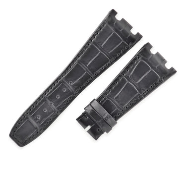 オーデマピゲ AUDEMARS PIGUET ロイヤルオーク用 クロコバンド ブラック クロコダイル 腕時計パーツ 未使用 純正 替え ベルト ストラップ 29ｍｍ ブラック 黒