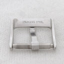 ブルガリ BVLGARI 純正 シルバー ステンレススチール 腕時計パーツ 尾錠 14mm幅対応 ステンレス スチール SS ピンバックル パーツ 替え 予備 スペア 部品 シルバー