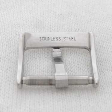 ブルガリ BVLGARI 純正 シルバー ステンレススチール 腕時計パーツ 尾錠 14mm幅対応 ステンレス スチール SS ピンバックル パーツ 替え 予備 スペア 部品 シルバー