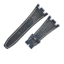 オーデマピゲ AUDEMARS PIGUET ロイヤルオーク オフショア(26170)用 クロコバンド ネイビー クロコダイル 腕時計パーツ 純正 替え ベルト 白ステッチ 28ｍｍ ネイビー 青