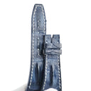 オーデマピゲ AUDEMARS PIGUET ロイヤルオーク オフショア(26170)用 クロコバンド ネイビー クロコダイル 腕時計パーツ 純正 替え ベルト 白ステッチ 28ｍｍ ネイビー 青