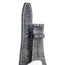 オーデマピゲ AUDEMARS PIGUET ロイヤルオーク オフショア(26170)用 クロコバンド ネイビー クロコダイル 腕時計パーツ 純正 替え ベルト 白ステッチ 28ｍｍ ネイビー 青