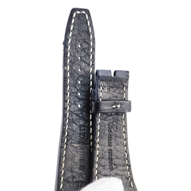 オーデマピゲ AUDEMARS PIGUET ロイヤルオーク オフショア(26170)用 クロコバンド ネイビー クロコダイル 腕時計パーツ 純正 替え ベルト 白ステッチ 28ｍｍ ネイビー 青