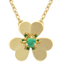 ヴァンクリーフアーペル Van Cleef & Arpels フリヴォル ペンダント ミニ エメラルド VCARP7SB00 イエローゴールド K18YG エメラルド ネックレス 750YG