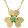 ヴァンクリーフアーペル Van Cleef & Arpels フリヴォル ペンダント ミニ エメラルド VCARP7SB00 イエローゴールド K18YG エメラルド ネックレス 750YG