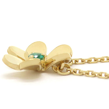 ヴァンクリーフアーペル Van Cleef & Arpels フリヴォル ペンダント ミニ エメラルド VCARP7SB00 イエローゴールド K18YG エメラルド ネックレス 750YG