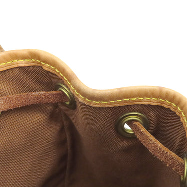 ルイヴィトン LOUIS VUITTON ミニ モンスリ M51137 モノグラム モノグラムキャンバス リュック・デイパック ゴールド金具 茶 バックパック