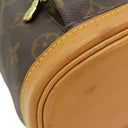 ルイヴィトン LOUIS VUITTON ミニ モンスリ M51137 モノグラム モノグラムキャンバス リュック・デイパック ゴールド金具 茶 バックパック