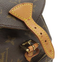 ルイヴィトン LOUIS VUITTON ミニ モンスリ M51137 モノグラム モノグラムキャンバス リュック・デイパック ゴールド金具 茶 バックパック