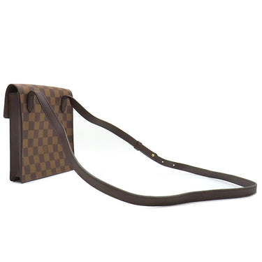 ルイヴィトン LOUIS VUITTON ピムリコ N45272 ダミエエベヌ ダミエキャンバス ショルダーバッグ ゴールド金具 茶