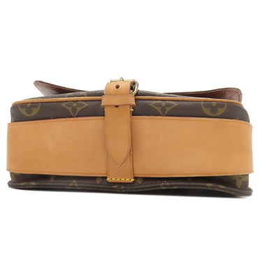 ルイヴィトン LOUIS VUITTON カルトシエール MM M51252 モノグラム モノグラムキャンバス ショルダーバッグ ゴールド金具 茶