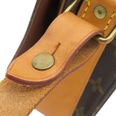 ルイヴィトン LOUIS VUITTON カルトシエール MM M51252 モノグラム モノグラムキャンバス ショルダーバッグ ゴールド金具 茶