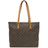 ルイヴィトン LOUIS VUITTON カバ メゾ M51151 モノグラム モノグラムキャンバス トートバッグ ゴールド金具 茶 肩掛け ショルダー
