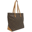 ルイヴィトン LOUIS VUITTON カバ メゾ M51151 モノグラム モノグラムキャンバス トートバッグ ゴールド金具 茶 肩掛け ショルダー
