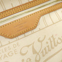 ルイヴィトン LOUIS VUITTON ネヴァーフルPM N51110 ダミエアズール ダミエアズールキャンバス トートバッグ ゴールド金具 白