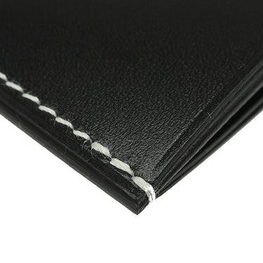 エルメス HERMES Hセリエ ブラック ボックスカーフ カードケース 黒