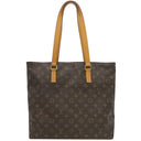 ルイヴィトン LOUIS VUITTON カバ メゾ M51151 モノグラム モノグラムキャンバス トートバッグ ゴールド金具 茶 肩掛け ショルダー
