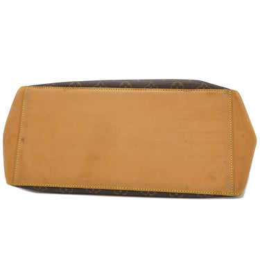 ルイヴィトン LOUIS VUITTON カバ メゾ M51151 モノグラム モノグラムキャンバス トートバッグ ゴールド金具 茶 肩掛け ショルダー