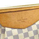 ルイヴィトン LOUIS VUITTON シラクーサ MM N41112 ダミエアズール ダミエアズールキャンバス ショルダーバッグ ゴールド金具 白 肩掛け
