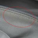 シャネル CHANEL ウルトラステッチ グレー ラムスキン トートバッグ シルバー金具 チェーンショルダー ココマーク