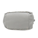 シャネル CHANEL ウルトラステッチ グレー ラムスキン トートバッグ シルバー金具 チェーンショルダー ココマーク