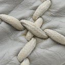 シャネル CHANEL ウルトラステッチ グレー ラムスキン トートバッグ シルバー金具 チェーンショルダー ココマーク