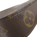 ルイヴィトン LOUIS VUITTON ポシェット フェリシー M81896 フューシャ モノグラムキャンバス チェーンウォレット ゴールド金具 チェーンショルダー ポーチ 茶 赤