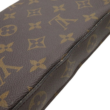 ルイヴィトン LOUIS VUITTON ポシェット フェリシー M81896 フューシャ モノグラムキャンバス チェーンウォレット ゴールド金具 チェーンショルダー ポーチ 茶 赤