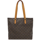 ルイヴィトン LOUIS VUITTON カバ メゾ M51151 モノグラム モノグラムキャンバス トートバッグ ゴールド金具 茶 肩掛け ショルダー