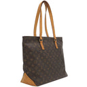 ルイヴィトン LOUIS VUITTON カバ メゾ M51151 モノグラム モノグラムキャンバス トートバッグ ゴールド金具 茶 肩掛け ショルダー