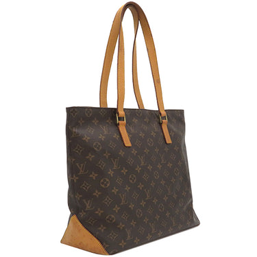 ルイヴィトン LOUIS VUITTON カバ メゾ M51151 モノグラム モノグラムキャンバス トートバッグ ゴールド金具 茶 肩掛け ショルダー