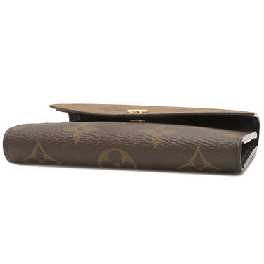 ルイヴィトン LOUIS VUITTON ポルトフォイユ ヴィクトリーヌ M81557 モノグラムリバース モノグラムリバースキャンバス 三つ折り財布 ゴールド金具 茶 コンパクトウォレット