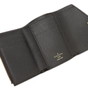 ルイヴィトン LOUIS VUITTON ポルトフォイユ ヴィクトリーヌ M81557 モノグラムリバース モノグラムリバースキャンバス 三つ折り財布 ゴールド金具 茶 コンパクトウォレット