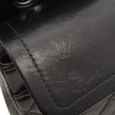 シャネル CHANEL マトラッセ 23 フラップバッグ ブラック ラムスキン ショルダーバッグ シルバー金具 黒 ダブルフラップ ダブルチェーン Wチェーン