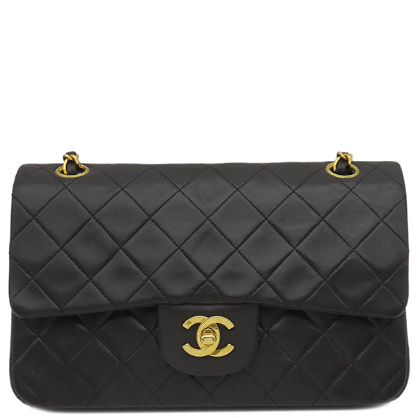 シャネル CHANEL マトラッセ 23 フラップバッグ ブラック ラムスキン 