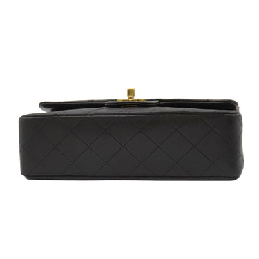 シャネル CHANEL マトラッセ 23 フラップバッグ ブラック ラムスキン ショルダーバッグ ゴールド金具 黒 ダブルフラップ ダブルチェーン Wチェーン