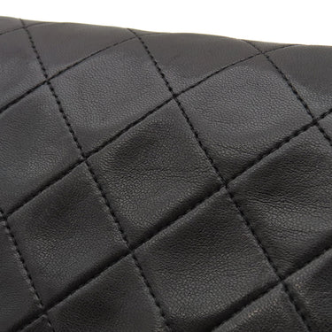 シャネル CHANEL マトラッセ 23 フラップバッグ ブラック ラムスキン ショルダーバッグ ゴールド金具 黒 ダブルフラップ ダブルチェーン Wチェーン