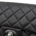 シャネル CHANEL マトラッセ 23 フラップバッグ ブラック ラムスキン ショルダーバッグ シルバー金具 黒 ダブルフラップ ダブルチェーン Wチェーン