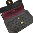 シャネル CHANEL マトラッセ 23 フラップバッグ ブラック ラムスキン ショルダーバッグ ゴールド金具 黒 ダブルフラップ ダブルチェーン Wチェーン