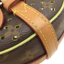 ルイヴィトン LOUIS VUITTON フロール シャンティ M94086 モノグラム モノグラムペルフォレ ショルダーバッグ ゴールド金具 茶