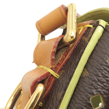 ルイヴィトン LOUIS VUITTON フロール シャンティ M94086 モノグラム モノグラムペルフォレ ショルダーバッグ ゴールド金具 茶