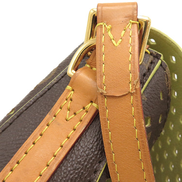 ルイヴィトン LOUIS VUITTON フロール シャンティ M94086 モノグラム モノグラムペルフォレ ショルダーバッグ ゴールド金具 茶