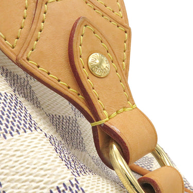ルイヴィトン LOUIS VUITTON ストレーザ GM N42221 ダミエアズール ダミエアズールキャンバス トートバッグ ゴールド金具 白 肩掛け