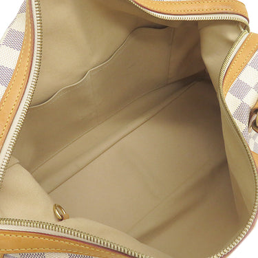 ルイヴィトン LOUIS VUITTON ストレーザ GM N42221 ダミエアズール ダミエアズールキャンバス トートバッグ ゴールド金具 白 肩掛け