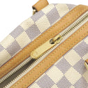 ルイヴィトン LOUIS VUITTON ストレーザ GM N42221 ダミエアズール ダミエアズールキャンバス トートバッグ ゴールド金具 白 肩掛け