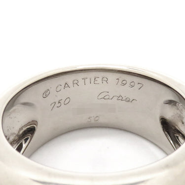 カルティエ Cartier ヌーベルバーグ ホワイトゴールド K18WG #50(JP10) リング 指輪 750 18K 9.5号