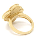 ヴァンクリーフアーペル Van Cleef & Arpels マジック アルハンブラ リング VCAR03AV00 イエローゴールド×グリーン K18YG マラカイト #51(JP11) リング 指輪 緑 Au750 18金 10号